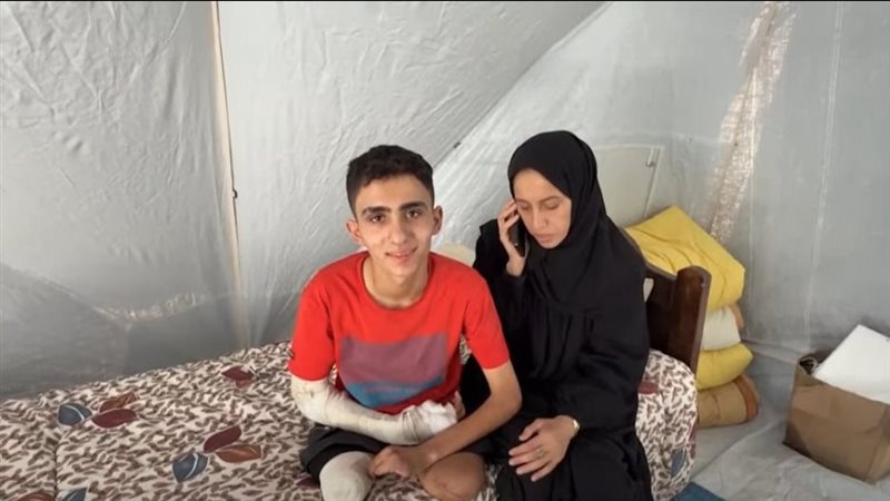 لاعب جمباز فلسطيني