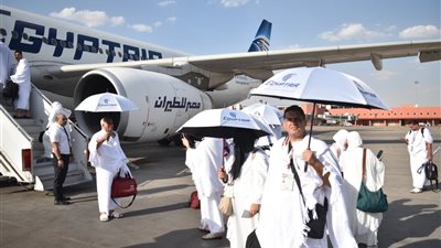 مصر للطيران تختتم جسرها الجوي لنقل حجاج بيت الله الحرام بـ21 رحلة جوية