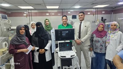 تزويد قسم المبتسرين بمستشفى المحلة العام بجهاز إيكو ودوبلر وسونار