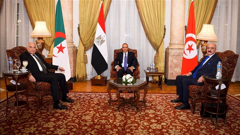 الاجتماع الثلاثي بين مصر وتونس والجزائر