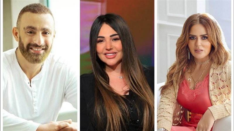 مها الصغير ونهال طايل وأحمد السقا