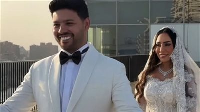 شاهد فرحة محمد شاهين في حفل زفافه بأحد فنادق القاهرة 