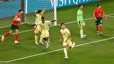 إسبانيا تتقدم على البرتغال بهدفين مقابل هدف في الشوط الأول (فيديو)