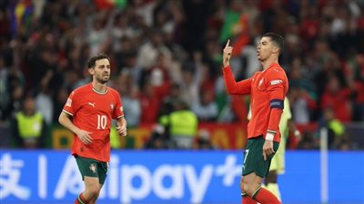 رونالدو يسجل هدف التعادل للبرتغال في مرمى إسبانيا (فيديو)