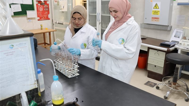 جانتب من عينات مياه الشرب بالفيوم