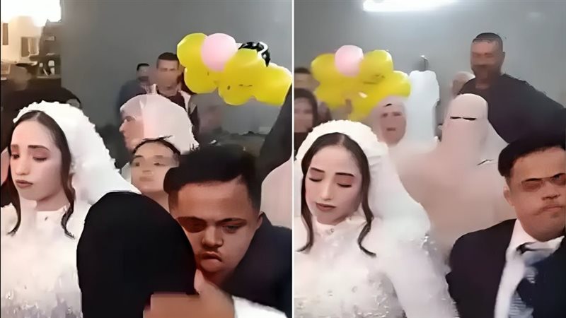 صورة من حفل الزفاف