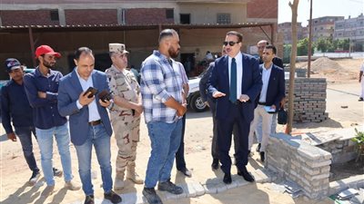 محافظ المنوفية يتفقد أعمال التطوير بمدخل شبين الكوم الجديد