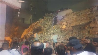 ضحية جديدة لعقار نور الشريف المنهار في السيدة زينب.. تفاصيل