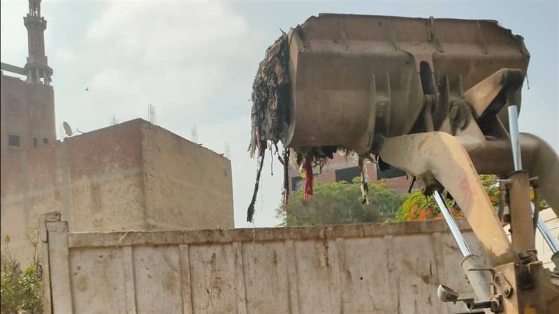رفع المخلفات بحي بولاق الدكرور