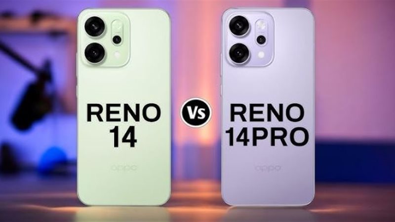 مقارنة شاملة بين أوبو رينو 14 برو و Oppo Reno 14