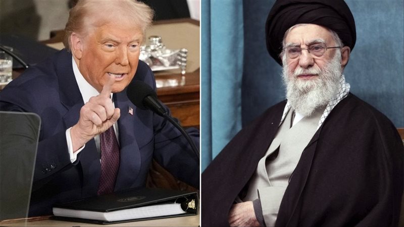 ترامب وخامنئي 