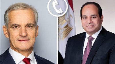 الرئيس السيسي يبحث مع رئيس وزراء النرويج تطورات الأوضاع في قطاع غزة
