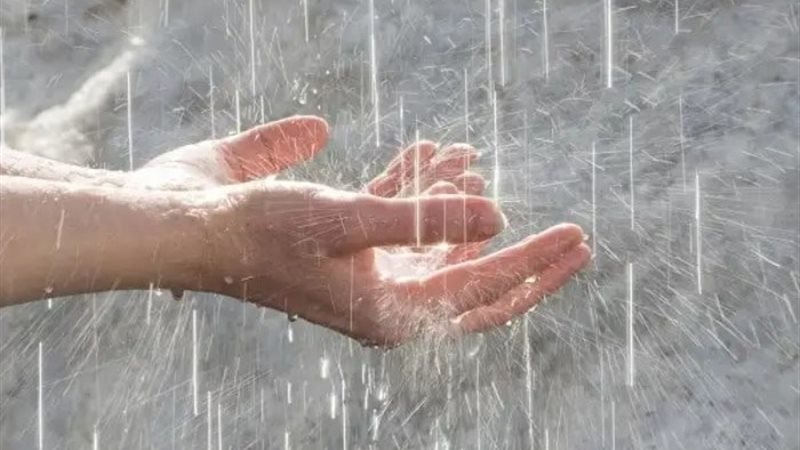 الدعاء عند سقوط المطر