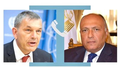 مفوض أونروا لوزير الخارجية: غزة تتعرض لكارثة إنسانية