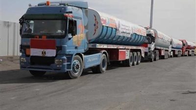 3 شاحنات وقود تعبر رفح إلى قطاع غزة اليوم