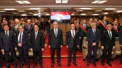 معاونو النيابة يأدون اليمين لأول مرة بالعاصمة الإدارية أمام وزير العدل