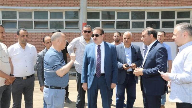 محافظ المنوفية يتفقد الموقف التنفيذي للمشروعات