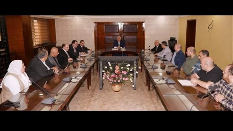 اجتماع وزير الزراعة