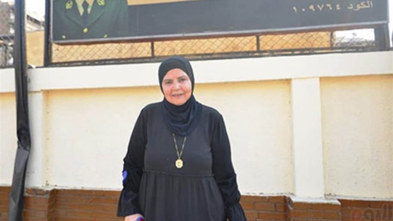 أم الشهيد مصطفى يسري عميرة