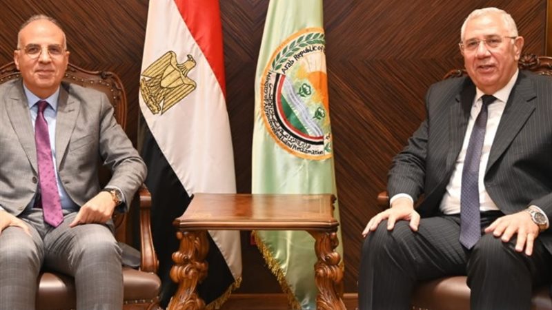وزيرا الري والزراعة