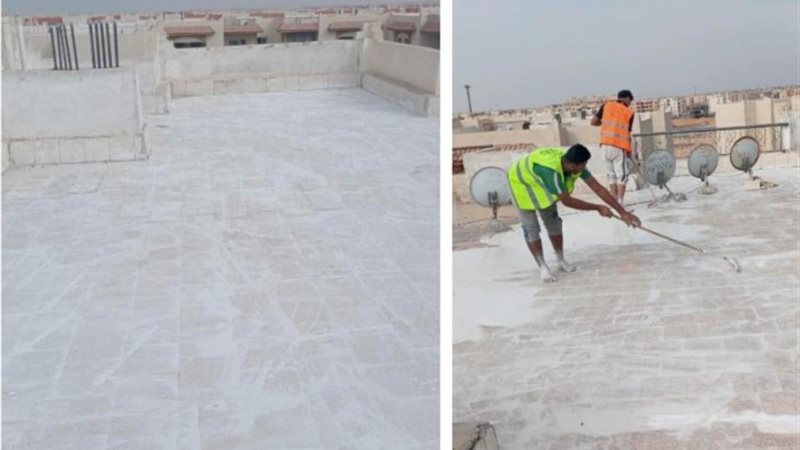 أعمال الصيانة والنظافة بالإسكان الاجتماعي