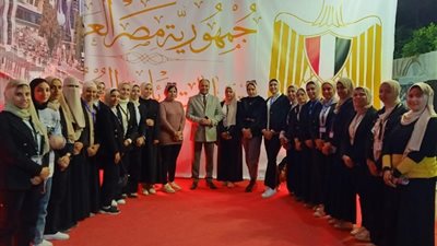 طالبات كلية التربية جامعة الأزهر يشاركن في تنظيم الانتخابات الرئاسية.. صور