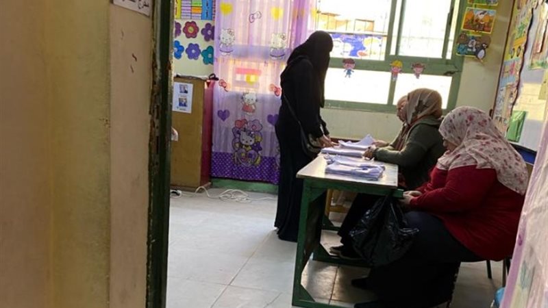 مواطنة من داخل اللجنة الانتخابية