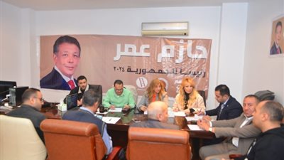 غرفة عمليات المرشح حازم عمر بالقاهرة تتابع سير العملية الانتخابية
