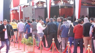 توافد كثيف على اللجان الانتخابية بمدينة الإنتاج الإعلامي فى 6 أكتوبر.. فيديو