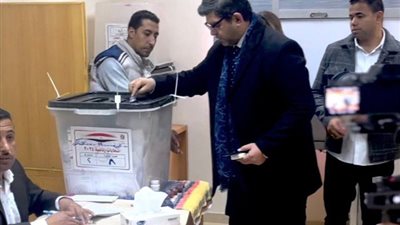 أحمد الطاهري يُدلي بصوته في الانتخابات الرئاسية 2024