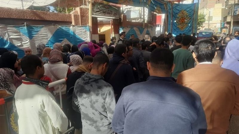 مشاركة المصريين أمام لجان سوهاج