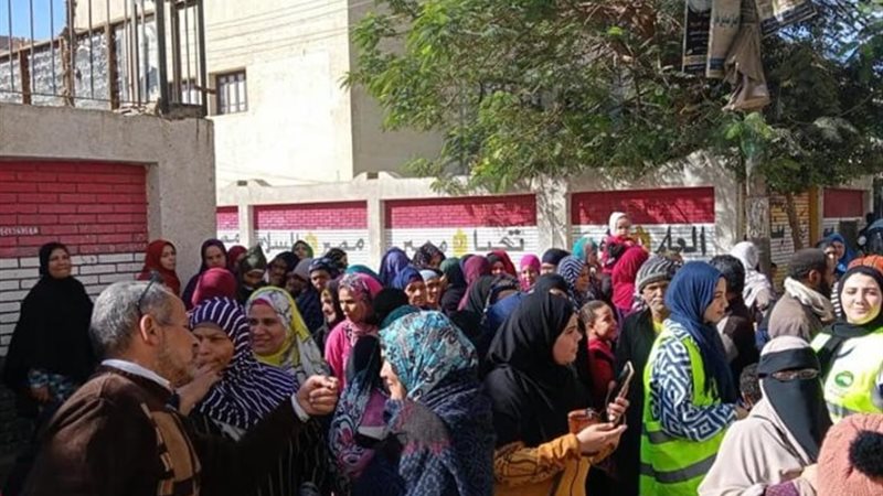 جانب من مشاركة المصريين في الانتخابات الرئاسية