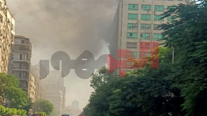 حريق سنترال رمسيس