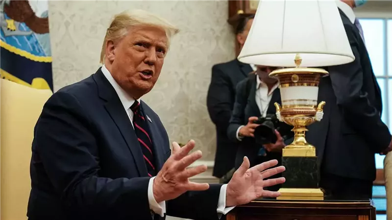 الرئيس الأمريكي دونالد ترامب 