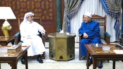 خلال لقائه السفير القطري، شيخ الازهر يحذر من مخاطر الانقسام في العالم الإسلامي