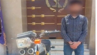 القبض على قائد دراجة نارية لقيامه بحركات استعراضية فى طنطا 