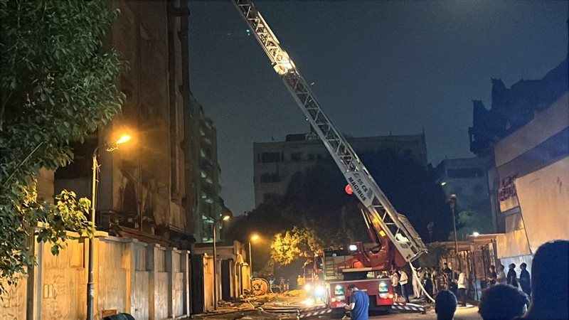 حريق سنترال رمسيس