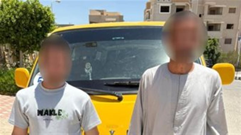 المتهمين بالتعدى على سائق المنيا 