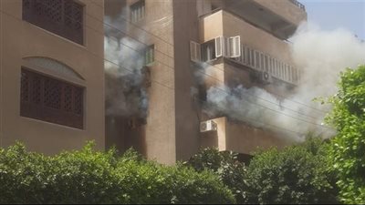 حريق يلتهم شقة سكنية بشارع شلبي في منطقة الشرابية بالقاهرة 