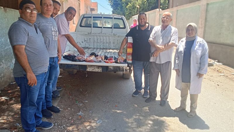 بعض الحملات التمونية  على اسواق الفيوم