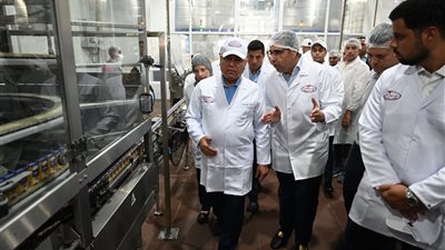 نائب رئيس الوزراء يتفقد 3 مصانع كبرى بقطاعات الأغذية والمعادن ومواد البناء