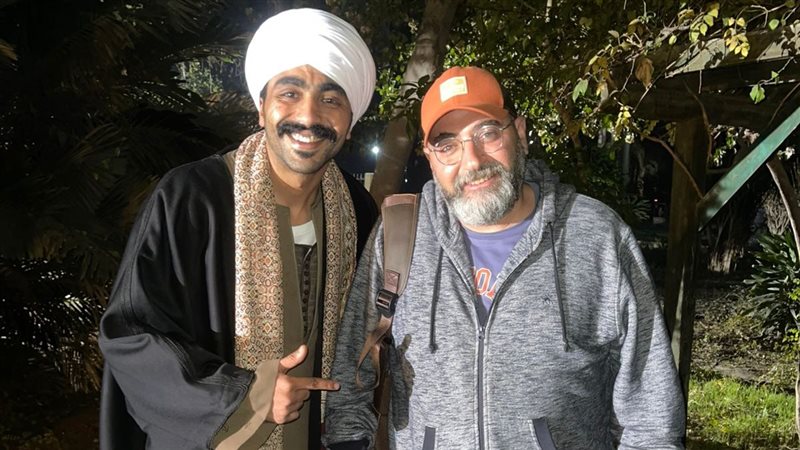 المخرج أحمد الجندي ودهبة أبو الدهب
