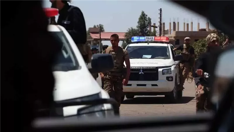 عناصر من الأمن الداخلي في بالسويداء 
