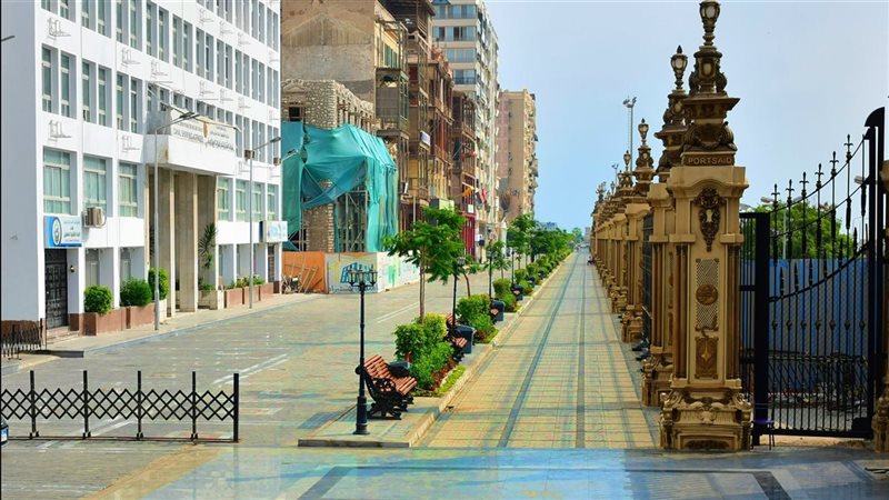 جانب من الممشي السياحي