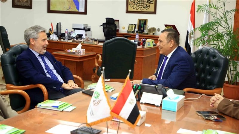 رئيس الريف المصري وسفير إيطاليا