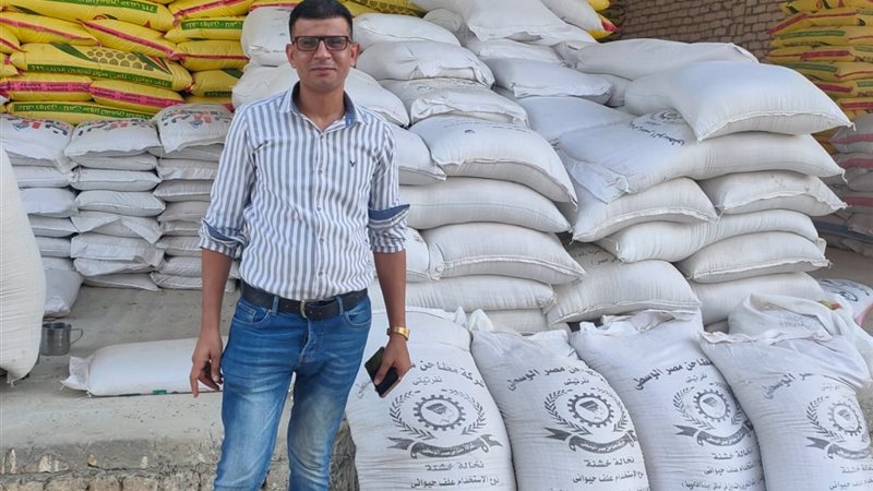 بعض مضبوطات تموين الفيوم