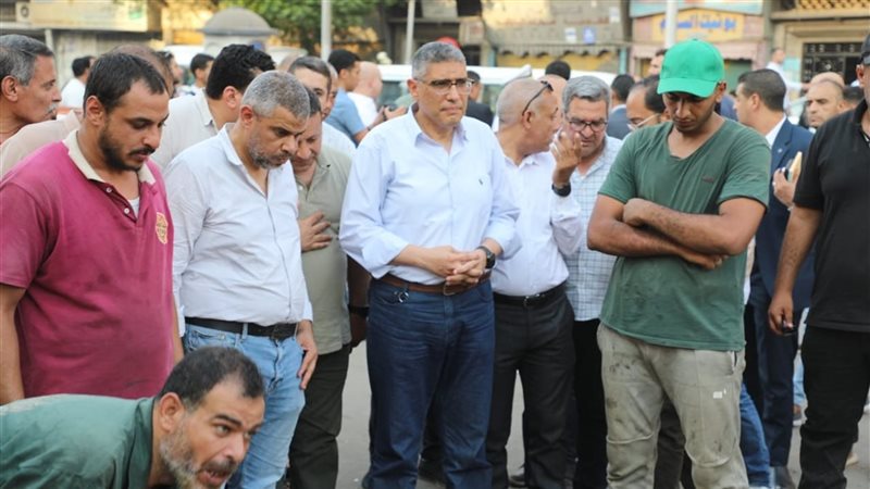 ممحافظ الجيزة يتابع الازمة 
