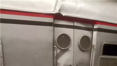 اصطدام قطار بالرصيف داخل محطة مصر |  صور 