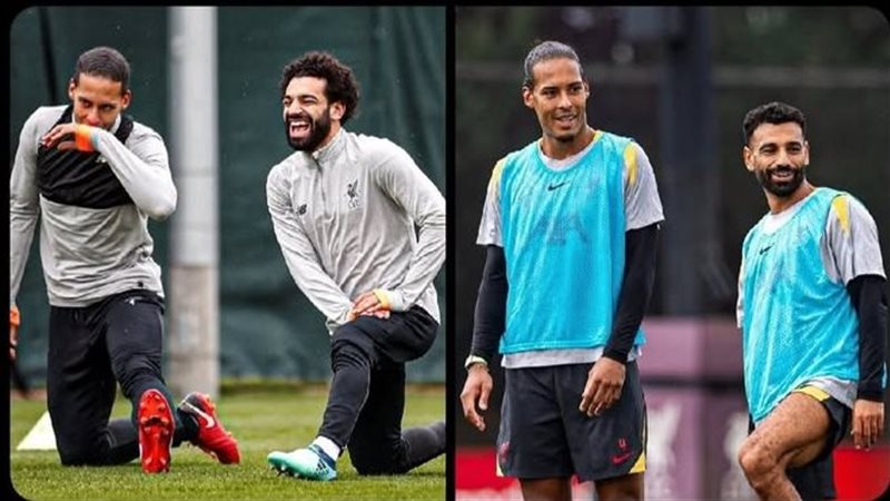 محمد صلاح وفان دايك