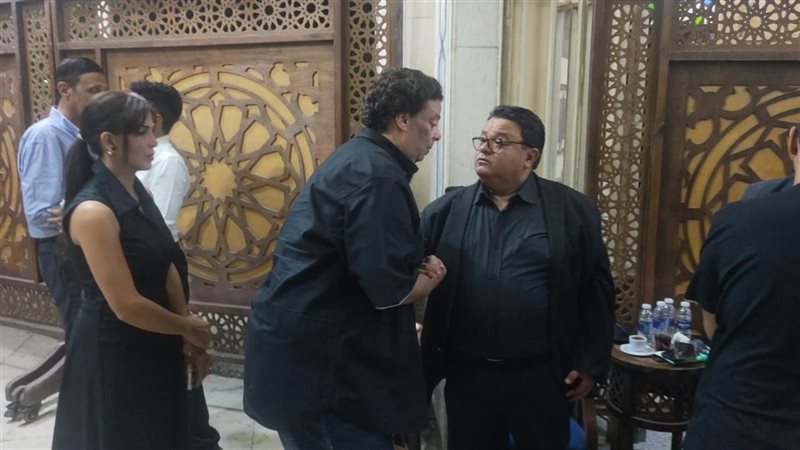 عزاء شقيق المخرج خالد جلال